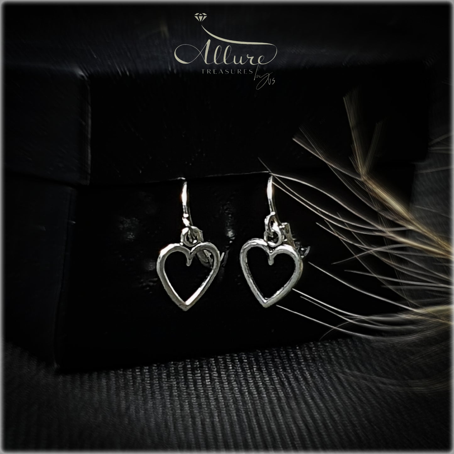 Chic Hollow Heart Dangle Earrings - Alloy, Perfect for Casual & Daily Wear